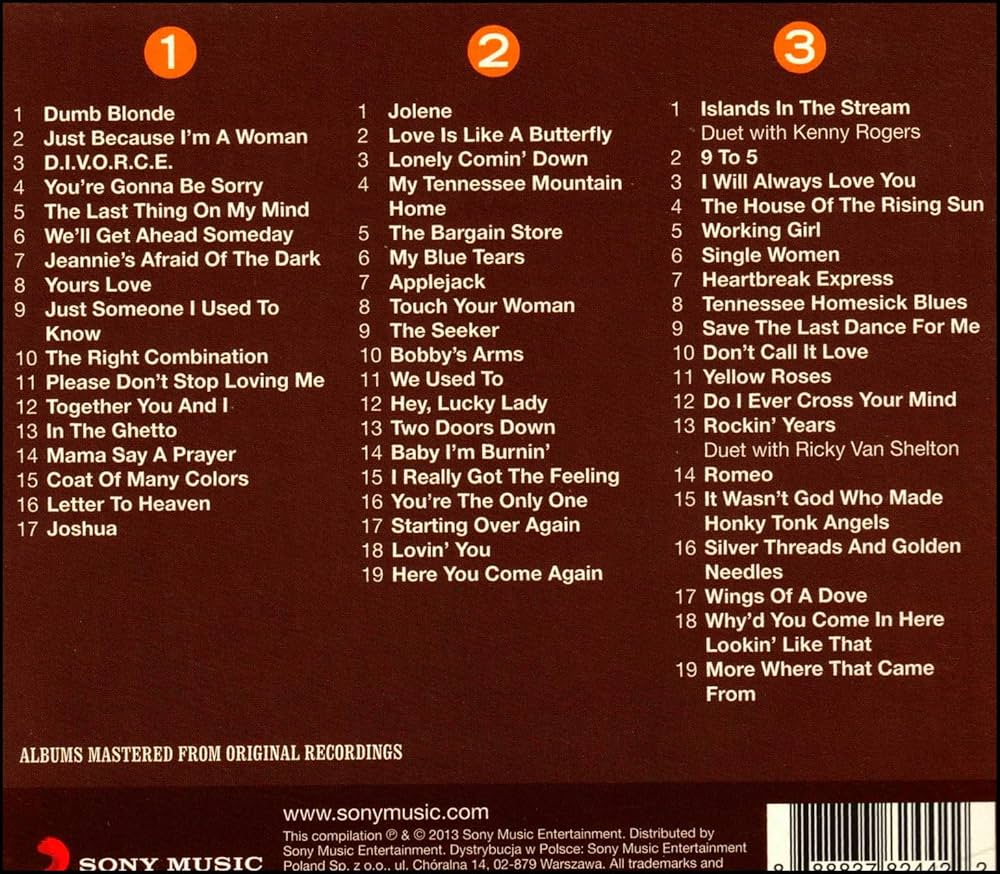 Dolly Parton - 55 Greatest Hits of Dolly Parton (3 CD Boxset